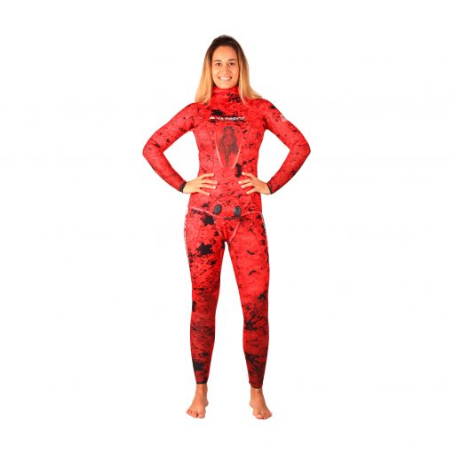 yazbeck-spearfishing-freediving-wetsuit-nohu-red-color-woman-3.5mm